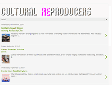 Tablet Screenshot of culturalreproducers.org